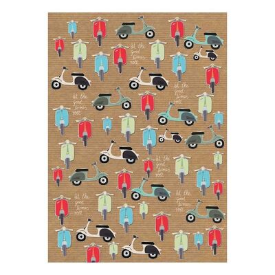 Wrapping paper Vespa_02