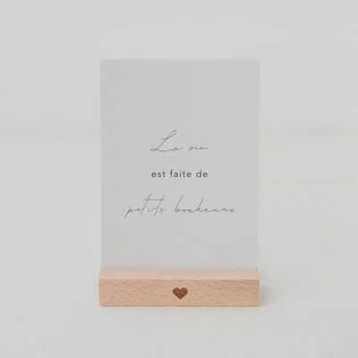 Tarjeta Saying La vie (PU = 10 piezas)