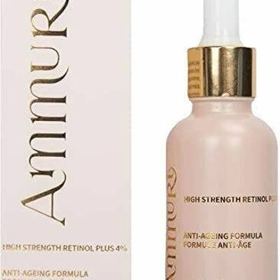 Ammuri (4% Retinol) Retinol Serum High Strength For Face Anti Aging Formel Gesichtsserum für Damen & Herren