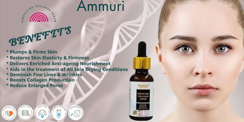 Ammuri Anti Aging Pure Collagen Serum 5% Matrixyl 3000 Vitamin E & Aloe Vera