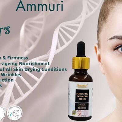 Ammuri Anti Aging Pure Collagen Serum 5% Matrixyl 3000 Vitamin E & Aloe Vera