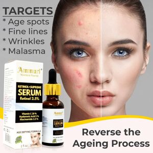 Ammuri Anti Aging Retinol 2.5% Serum with Vitamin Hyaluronic Acid plus Niacinamide perfect beauty