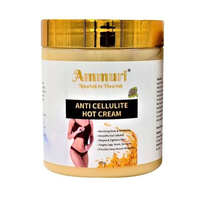 Ammuri Anti Cellulite Hot Cream Gel Adelgazante Relajación Muscular Profunda Revolucionario e Innovador