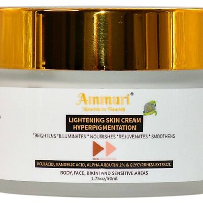 Ammuri Lightening Brightening Skin Cream Removedor de pecas Antienvejecimiento Antiarrugas