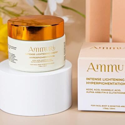 Logre una piel radiante y juvenil con la crema antienvejecimiento y aclaradora intensa de la piel Ammuri