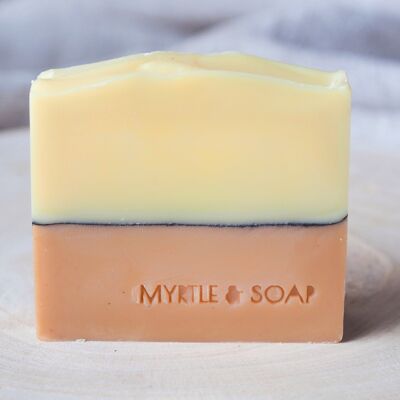 ON THE LINE natural soap with Kaolin clay, red French clay & lemongrass