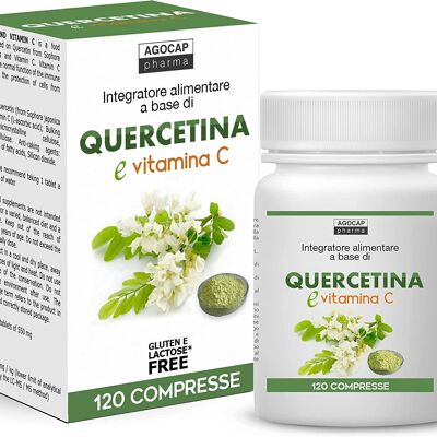 Quercetin and Vitamin C to Boost Immune System - 4 month supply