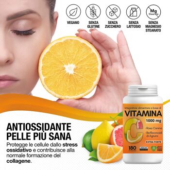 Vitamine C 1000 mg avec bioflavonoïdes d'agrumes et d'églantier, haute absorption 4