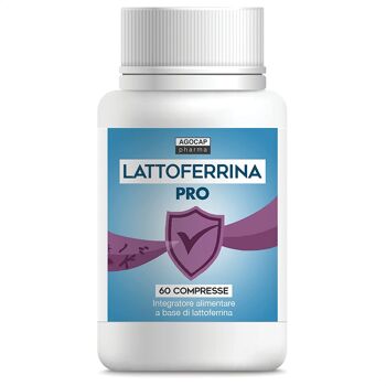 Lactofferrine pure, 60 comprimés | 2 comprimés par jour apportent 200 mg de lactoferrine | Pour le système immunitaire | Suppléments de lactoferrine | Antioxydant stimule les défenses immunitaires, Agocap 1