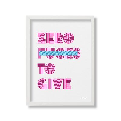 ZERO // A4 // Art Print // Limited Edition of 100
