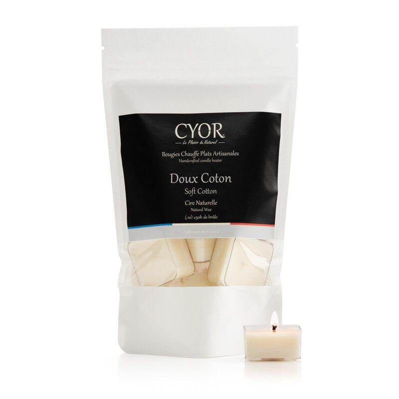 Velas ligeras de algodón de té suave