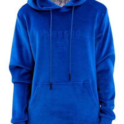 Sudadera con capucha de terciopelo bendita