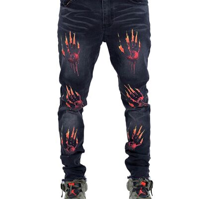 Jahknow War Memory Denim Jeans