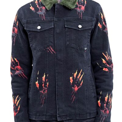 Jahknow War Memory Denim Jacket