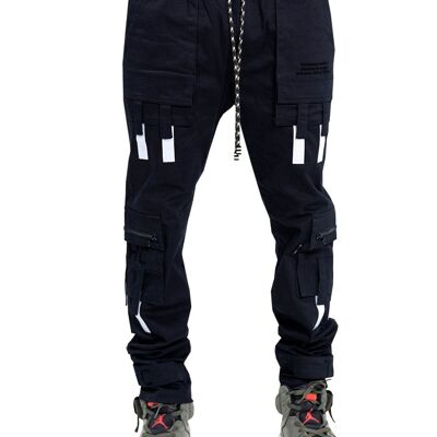 History Velcro Cargo Pants Joggers