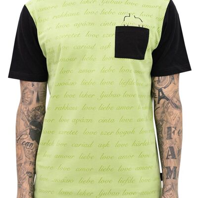 T-shirt tascabile universale Love
