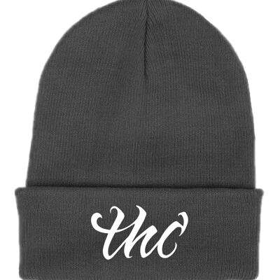 THC Logo Beanie - Charcoal Grey