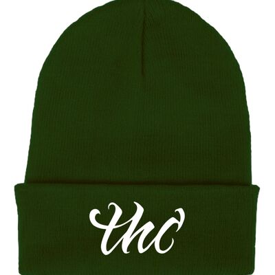 Gorro THC Logo - Verde oscuro
