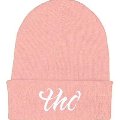 THC Logo Beanie - Light Pink