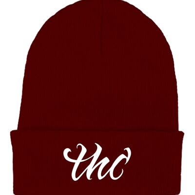 THC Logo Beanie - Maroon