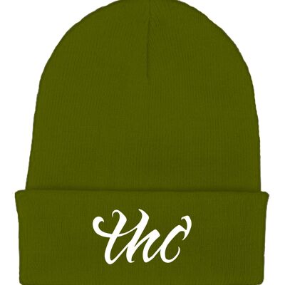 Gorro THC Logo - Verde Oliva