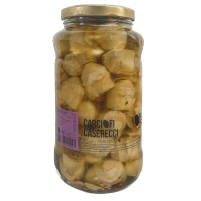 Verdura - Carciofi caserecci - Cuori di carciofo in olio di semi di girasole (2800g)