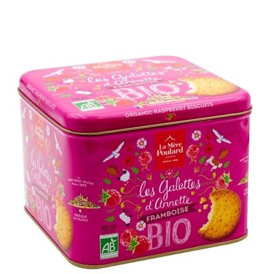 Box "Annette's galettes" organic raspberry 333.3g
