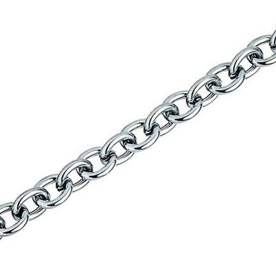 Glamour - bracelet ancre ronde 20cm acier inoxydable