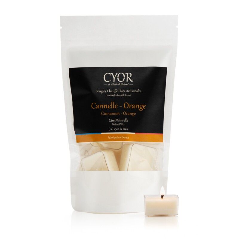Canela Naranja Té Velas Ligeras