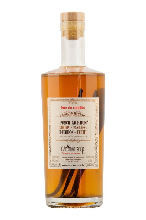 Punch au Rhum Duo de vanilles - 70cl - Tarif caviste