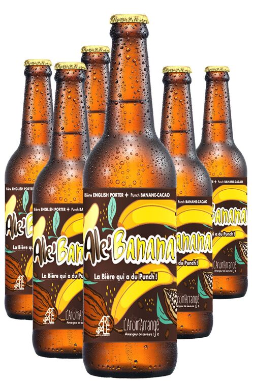 Pack 24 bières Ale'Banana - Tarif caviste