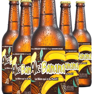 Pack 24 bières Ale'Banana - Tarif caviste