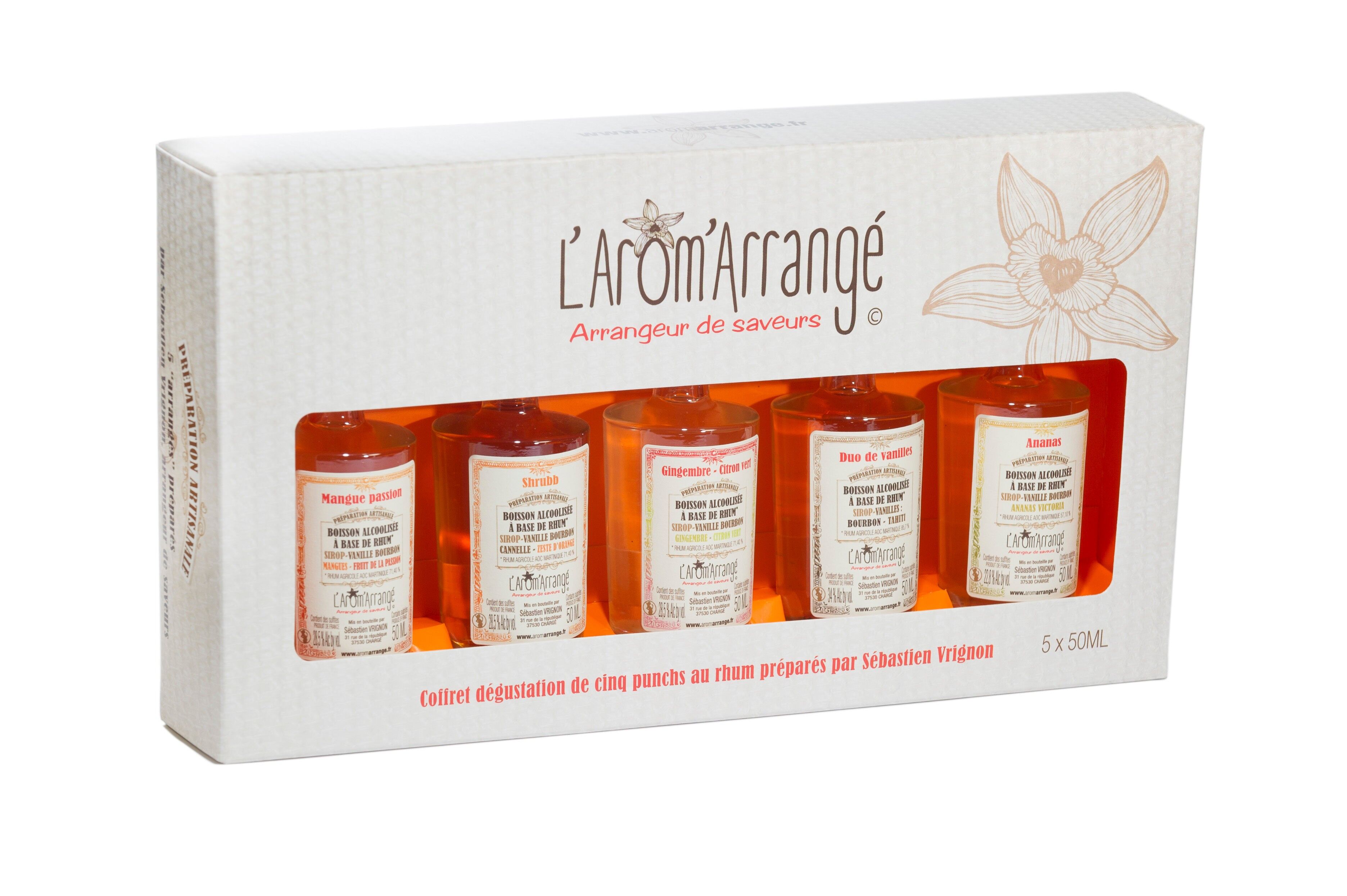 Entdeckerset – 5 x 5 cl – Handgefertigt in Amboise – Geschenkidee zu Weihnachten