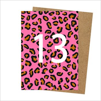 13e-anniversaire-carte-carte-leopard-print 2