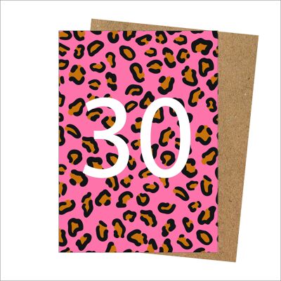Karte zum 30. Geburtstag-Leopard-Pack-6