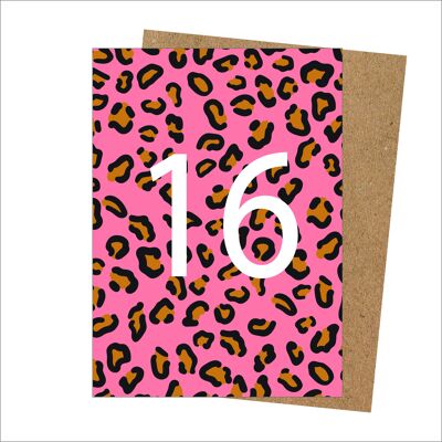 Karte zum 16. Geburtstag-Leopard-Pack-6