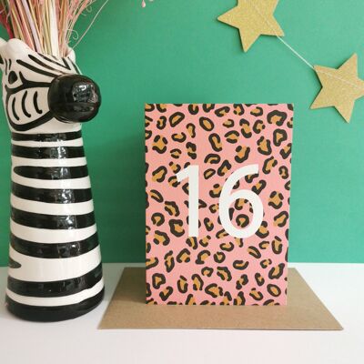 16e-anniversaire-carte-carte-leopard-print