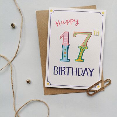17th-birthday-card