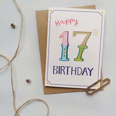 Pacchetto di carte per il 17° compleanno-6
