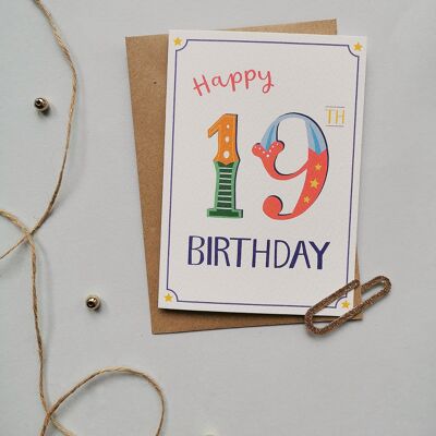 19th-birthday-card