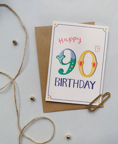 90th-birthday-card