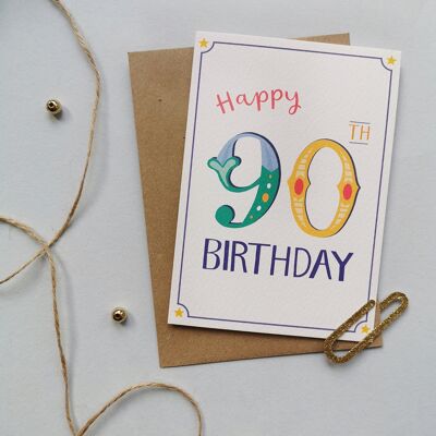 Kartenpaket zum 90. Geburtstag-6