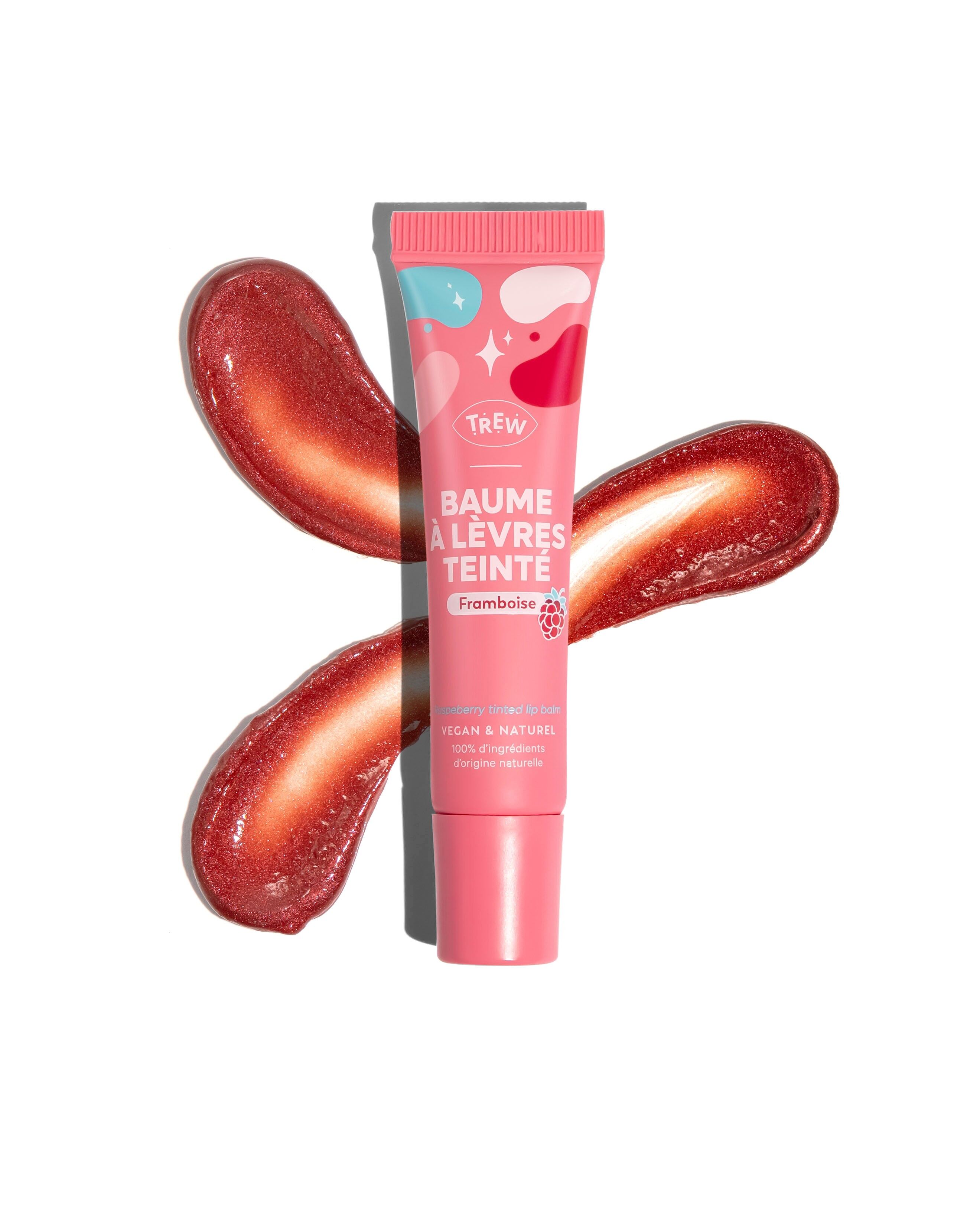 NEUE TUBEN: Himbeerfarbener Lippenbalsam: Großpackung