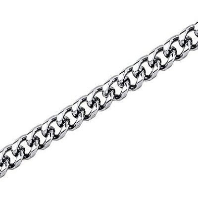 Glamor - stainless steel curb bracelet