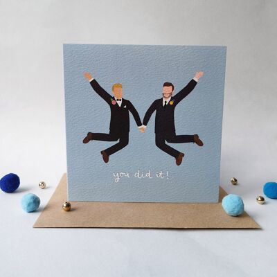 jumping-bride-and-groom-card-pack-6