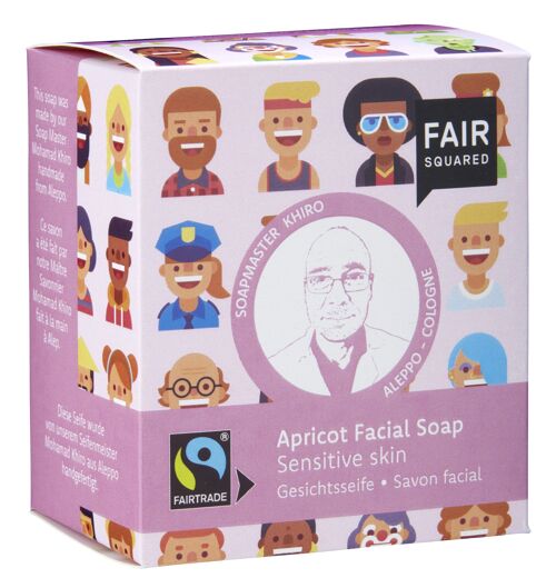 FAIR SQUARED Apricot Facial Soap Sensitive - 160gr