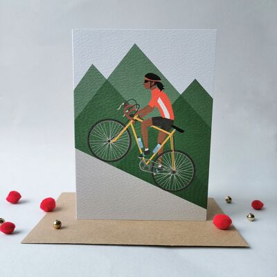 road-bike-birthday-card-brunette-0