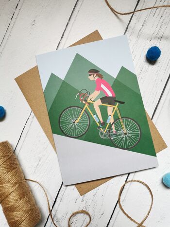 cycliste-sur-route-fille-carte-pack-6-blanc-1