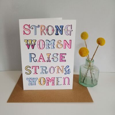 strong-women-raise-strong-women-card