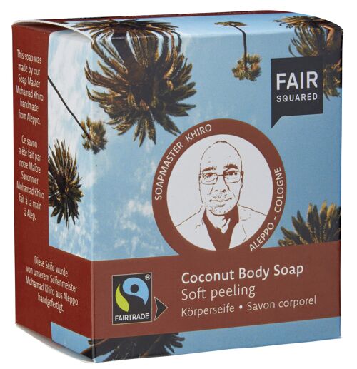 FAIR SQUARED Coconut Body Soap Peeling - 160gr